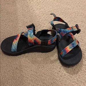 Chaco tie dye sandals